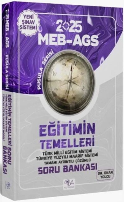 2025 MEB AGS Eğitimin Temelleri Soru Bankası CBA Yayınları FotokoPink