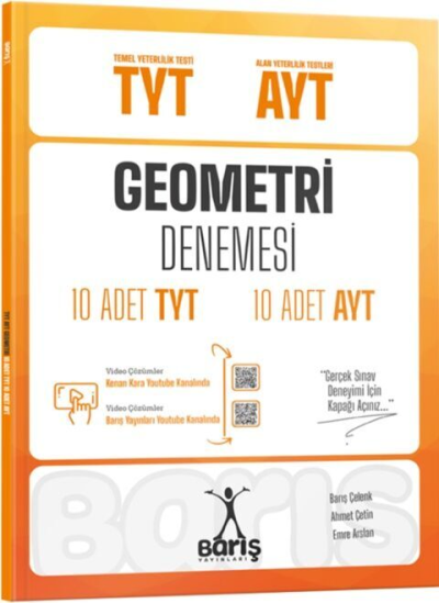 TYT AYT Geometri Denemesi 10 Adet TYT 10 Adet AYT Barış Yayınları FotokoPink