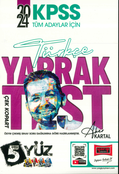 TÜRKÇE ÇEK KOPAR YAPRAK TEST (5YÜZ) FotokoPink