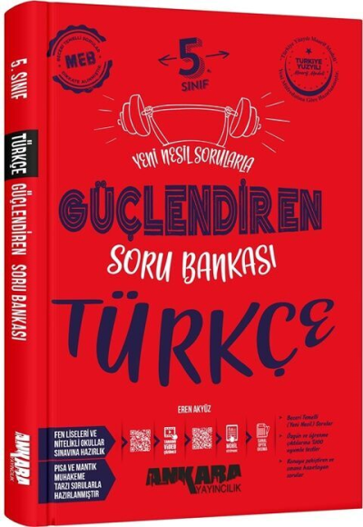 5. Sınıf Güçlendiren Türkçe Soru Bankası Ankara Yayıncılık FotokoPink