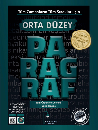 Tüm Zamanların Tüm Sınavları İçin Orta Düzey Paragraf Soru Bankası Edebiyat Sokağı