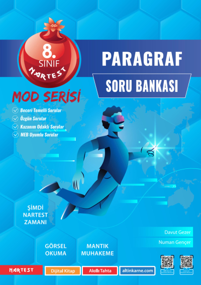 8. Sınıf Mod Paragraf Soru Bankası Nartest Yayınları FotokoPink