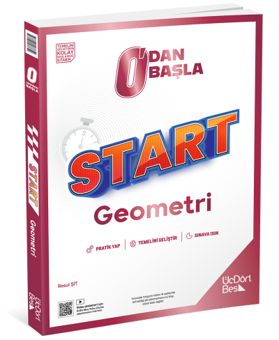 2027 Sıfırdan Başla Start Geometri ÜçDörtBeş Yayınları FotokoPink