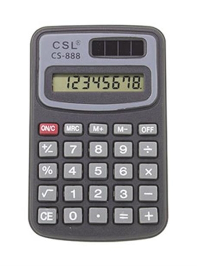 CSL CS-888 8 Hane Cep Tipi Hesap Makinesi FotokoPink