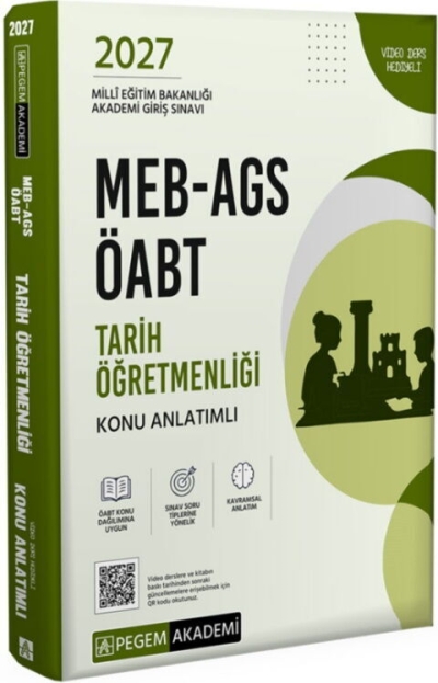 MEB AGS ÖABT Tarih Öğretmenliği Konu Anlatımlı Pegem Yayınları FotokoPink