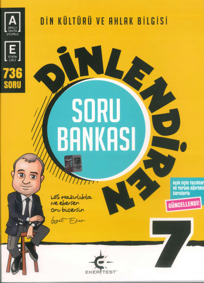 7. Sınıf Dinlendiren Din Kültürü ve Ahlak Bilgisi Soru Bankası Eker Test FotokoPink