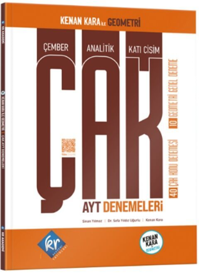 Kenan Kara İle ÇAK AYT Denemeleri KR Akademi Yayınları FotokoPink