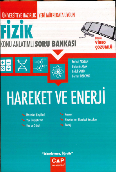 TYT-AYT FİZİK HAREKET VE ENERJİ KONU ANLATIMLI SORU BANKASI FotokoPink