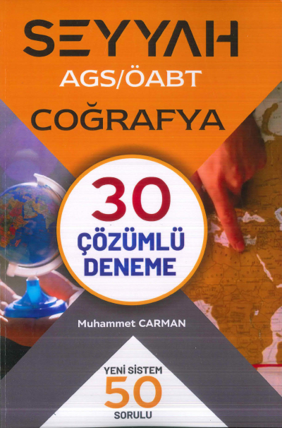 2025 AGS ÖABT SEYYAH Coğrafya 30 Çözümlü Deneme Muhammet Carman FotokoPink
