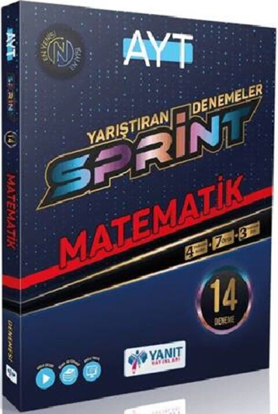AYT Matematik 14 Lü Yarıştıran Sprınt Deneme Yanıt Yayınları FotokoPink