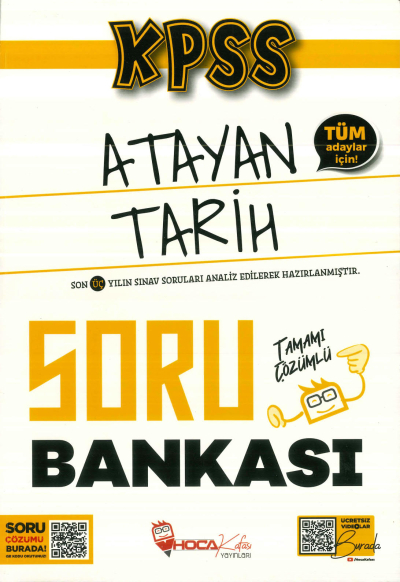 ATAYAN TARİH SORU BANKASI TAMAMI ÇÖZÜMLÜ FotokoPink