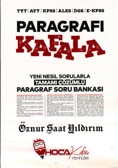 PARAGRAFI KAFALA ÇÖZÜMLÜ SORU BANKASI TÜM ADAYLAR İÇİN FotokoPink
