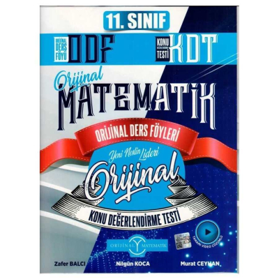 11. Sınıf Matematik ODF KDT Seti Orijinal Yayınları