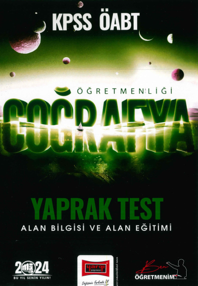 COĞRAFYA ÖĞRETMENLİĞİ YAPRAK TEST ALAN BİLGİSİ-ALAN EĞİTİMİ FotokoPink