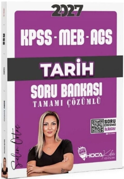 KPSS MEB-AGS Tarih Soru Bankası Çözümlü Hoca Kafası Yayınları FotokoPink