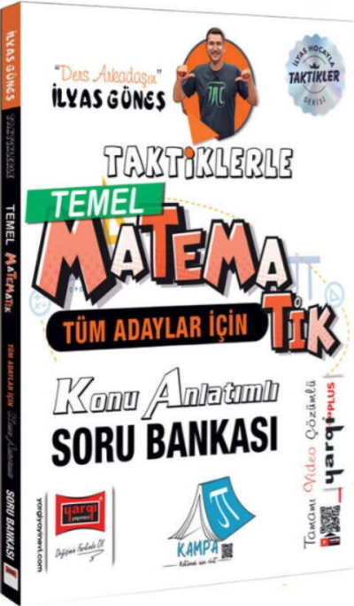 Tüm Adaylar İçin Taktiklerle Temel Matematik Konu Anlatımlı Soru Bankası Yargı Yayınları İlyas Güneş FotokoPink