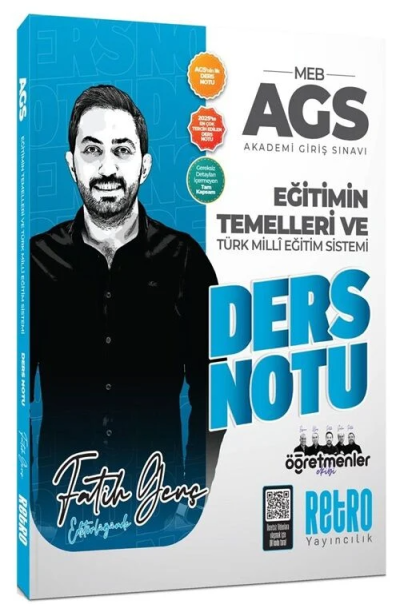 2026 MEB AGS Eğitimin Temelleri ve Türk Milli Eğitim Sistemi Retro Kitap