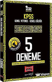 KPSS Genel Yetenek Genel Kültür Son Çıkış Tamamı Çözümlü 5 Deneme FotokoPink