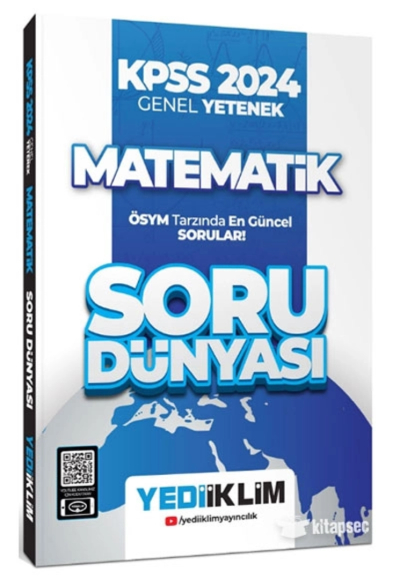 2024 KPSS Matematik Soru Dünyası Soru Bankası Yediiklim Yayınları FotokoPink