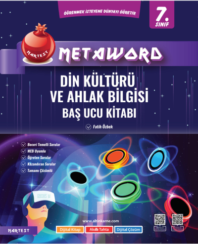 7. Sınıf Metaword Din Kültürü Ve Ahlak Bilgisi Nartest Yayınları