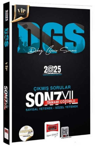 2025 DGS VİP Sayısal Sözel Yetenek Tamamı Çözümlü Son 7 Yıl Çıkmış Sorular Yargı Yayınları FotokoPink