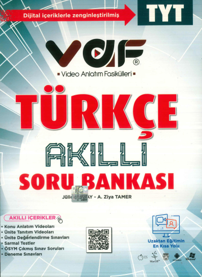 TYT Türkçe Akıllı Soru Bankası Vaf Yayınları FotokoPink