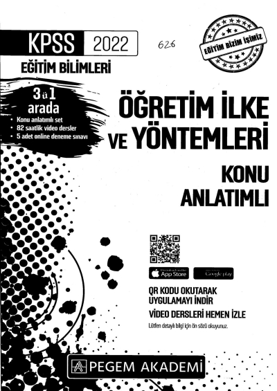 2022 KPSS Eğitim Bilimleri ÖĞRETİM İLKE VE YÖNTEMLERİ KONU ANLATIM