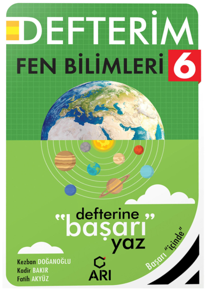 6. Sınıf Fenito Fen Bilimleri Defterim Arı Yayıncılık FotokoPink
