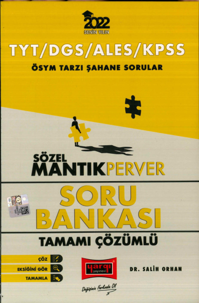 ÖSYM TARSI ŞAHEN SORULAR SÖZEL MANTIK PERVER SORU BANKASI FotokoPink