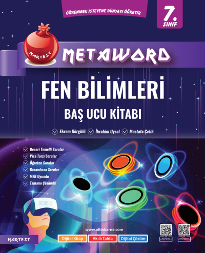 7. Sınıf Metaword Fen Bilimleri Nartest Yayınları FotokoPink