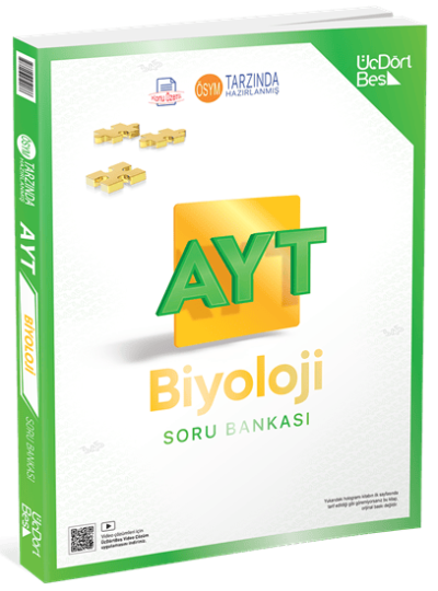 2026 AYT Biyoloji Konu Özetli Soru Bankası Üç Dört Beş Yayınları FotokoPink