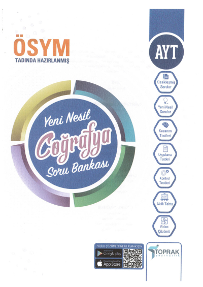 AYT YENİ NESİL COĞRAFYA SORU BANKASI FotokoPink