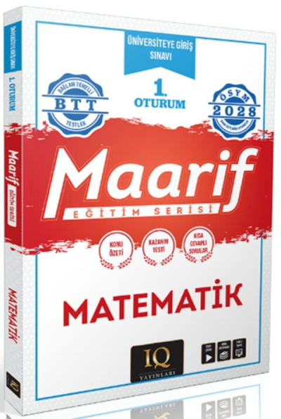 2028 TYT Matematik Maarif Eğitim Serisi 1. Oturum IQ Yayınları FotokoPink