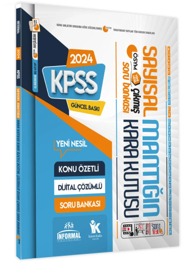 SAYISAL MANTIĞIN KARA KUTUSU ÇIKMIŞ SORU BANKASI FotokoPink