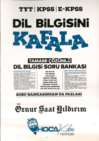DİL BİLGİSİNİ KAFALA ÇÖZÜMLÜ SORU BANKASI FotokoPink