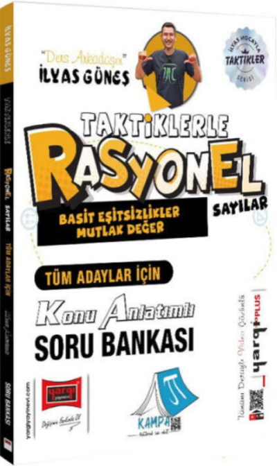 Tüm Adaylar İçin Taktiklerle Rasyonel Sayılar Konu Anlatımlı Soru Bankası Yargı Yayınları FotokoPink