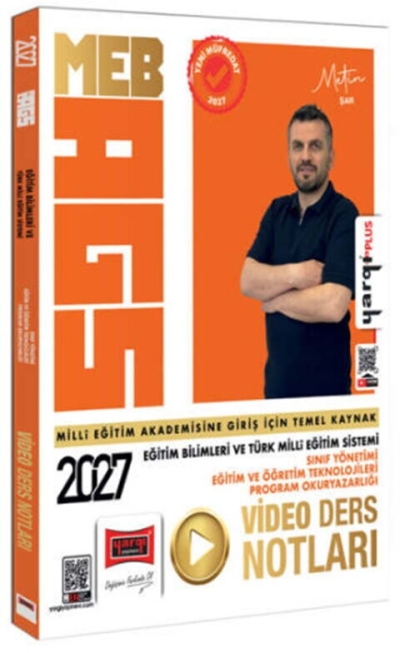 MEB-AGS Eğitim Bilimleri ve Türk Milli Eğitim Sistemi Video Ders Notları - Metin Şar Yargı Yayınları FotokoPink