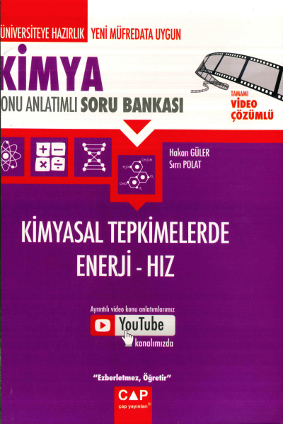 KİMYA KİMYASAL TEPKİMELERDE ENERJİ - HIZ KONU ANLATIMLI SORU BANKASI FotokoPink