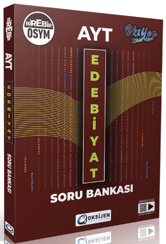 AYT Edebiyat Soru Bankası Çözümlü Oksijen Yayınları FotokoPink