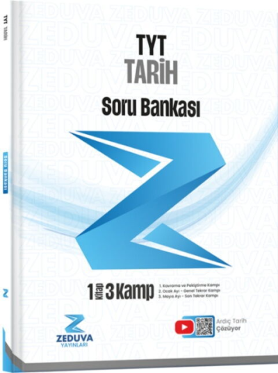 Ardıç Tarih TYT Tarih 1 Kitap 3 Kamp Soru Bankası Zeduva Yayınları FotokoPink