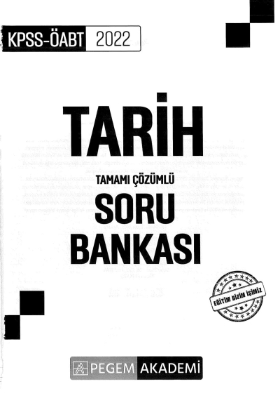 TARİH TAMAMI ÇÖZÜMLÜ SORU BANKASI FotokoPink