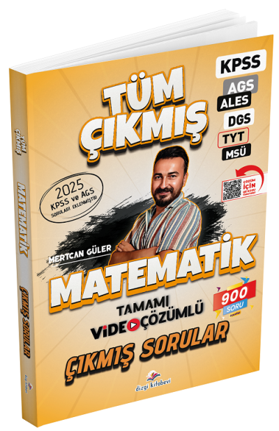 2026 KPSS MEB-AGS ALES DGS TYT MSÜ Matematik Çıkmış Sorular Mertcan Güler Dizgi Kitap FotokoPink