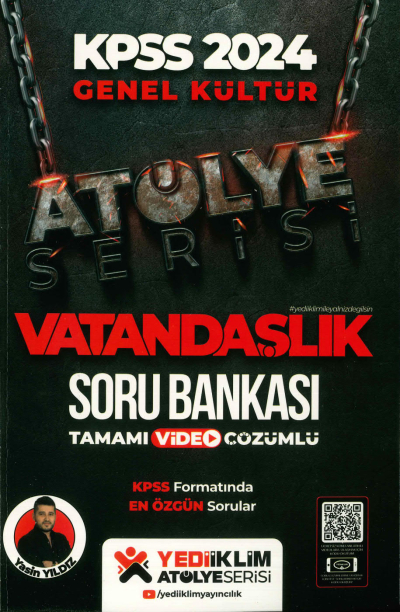 VATANDAŞLIK SORU BANKASI TAMAMI VİDEO ÇÖZÜMLÜ ATÖLYE SERİSİ FotokoPink