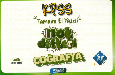 COĞRAFYA TAMAMI EL YAZISI NOT DEFTERİ FotokoPink