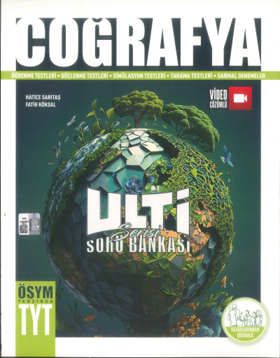 TYT Coğrafya Soru Bankası Ulti Yayınları FotokoPink