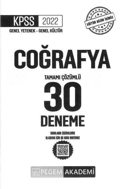 30LU COĞRAFYA ÇÖZÜMLÜ DENEME FotokoPink