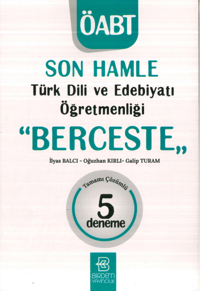 SON HAMLE BERCESTE 5 ÇÖZÜMLÜ DENEME FotokoPink