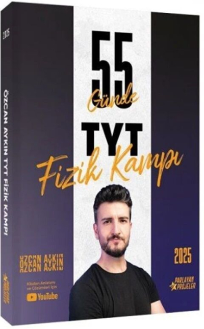 2025 TYT Fizik Kampı Video Ders Takip Kitabı Özcan Aykın Parlayan Projeler FotokoPink