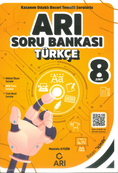 8. Sınıf Türkçe Arı Soru Bankası FotokoPink