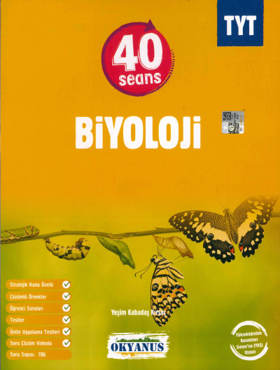 TYT 40 SEANS BİYOLOJİ SORU BANKASI FotokoPink